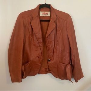 Vintage soft leather jacket